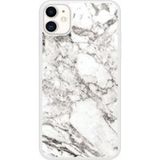 iPhone 11 Marbre Blanc Bedrukt Siliconen Hoesje