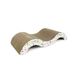 Record - Krabpaal Love & Fun – frame van stevig karton met Catnip – volledig recyclebaar – afmetingen: 49,5 x 9 x 23 cm – kleur: Havana