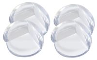 Ruhhy Siliconen hoekbeschermers - Transparant, Set 4 Stuks