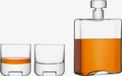 L.S.A. Cask Whisky Set van 3 Stuks - Transparant