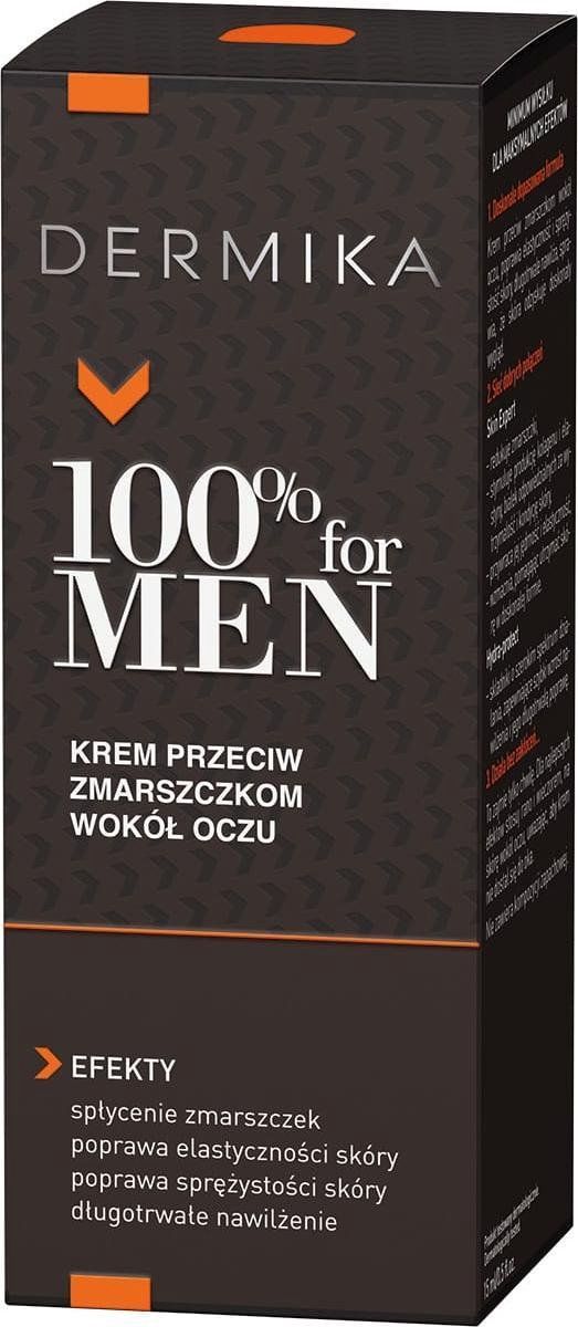 Dermika 100% For - Men Eye Cream Anti-Wrinkle Cream Around The Eyes 15Ml