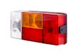 HELLA 2VP 006 040-351 Achterlicht - Gloeilamp - 24/12V - Opbouw - Lenskleur: Rood / Geel - Stekker: Platte stekker - links - Aantal: 1