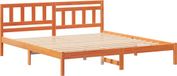 vidaXL Bedframe - Bruin - 150 x 200 cm - Massief grenenhout