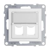 LEGRAND, SEANO 2-voudige Systimax-adapter voor het vastklikken van 2 modules van de gegevensdozen van Systimax, kleur: ultrawit, 765164