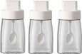 Set de pots à herbes - 3 pièces - Blanc - hermétique - 230 ml