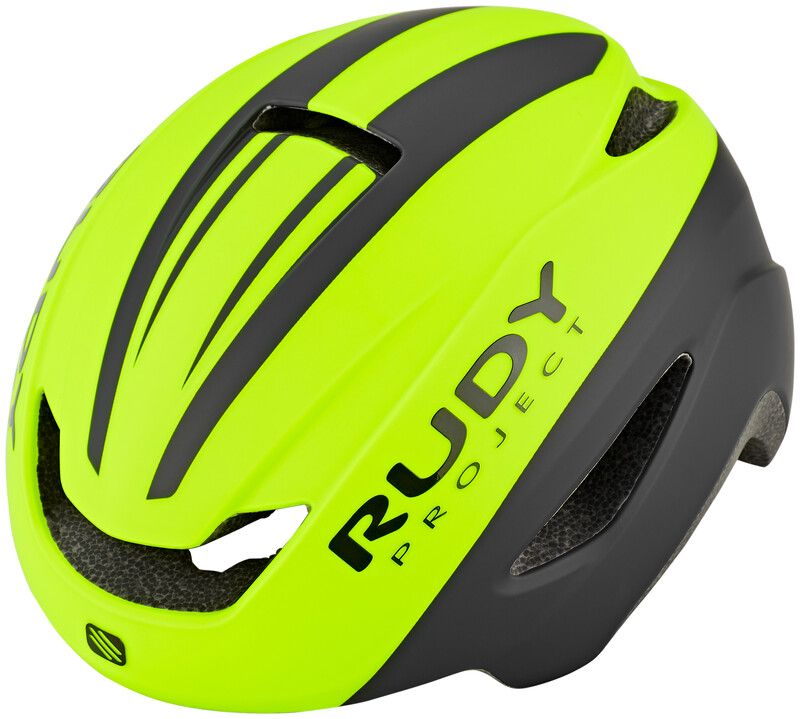 Rudy Project Volantis Fietshelm, yellow fluo/black matte