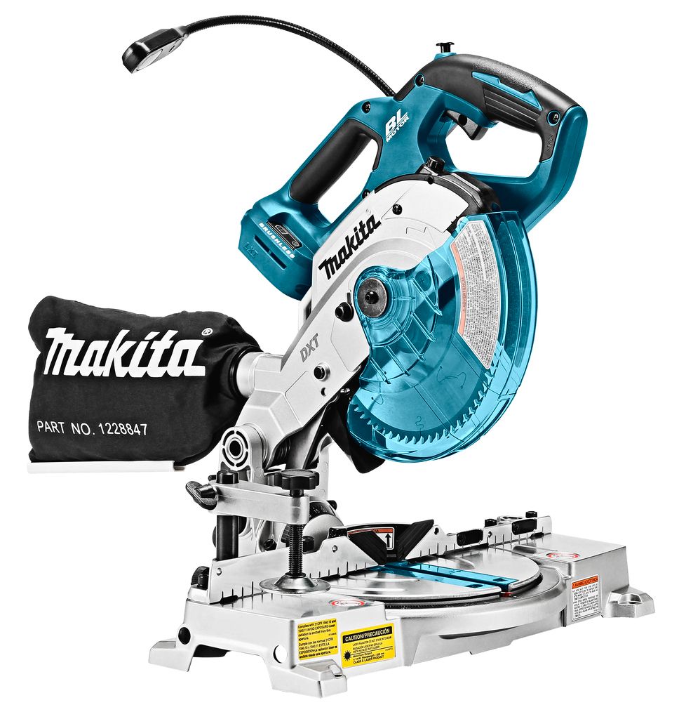 Makita DLS600Z 18V Li-Ion accu afkort- en verstekzaag body - 165mm - koolborstelloos