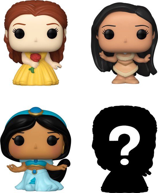 Funko Bitty Pop Disney Princess 4-Pack Series 2