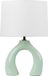 Beliani ABBIE Tafellamp - Lichtgroen - Keramiek - E27