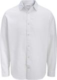JACK&JONES JJESUMMER LINEN BLEND SHIRT L/S SN Heren Overhemden