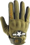 Helstons Thunderbolt Motorfiets handschoenen - Groen/zwart - Maat 12