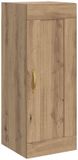 vidaXL Wandkast Artisanaal eiken 34,5 x 34 x 90 cm