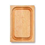 John Boos 209 Chop-N-Slice 12 bij 8 bij 1-inch omkeerbare harde esdoornsnijplank met diepe sapgroef