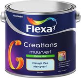FLEXA Creations Muurverf - Vleugje Zee - 2,5 liter