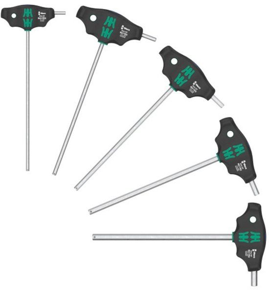 Wera 454/5 HF SHK Set 1 Inbusschroevendraaier Universeel 5-delig Inbus