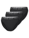 ELLE Slip Logo Zwart Dames XL