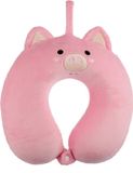 Puckator Relaxeazzz Varken Pluche Memory Foam Reiskussen - Roze