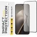 Techsuit Film de protection d'écran pour Xiaomi 15T, Verre trempé, Full Glue, Noir