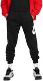 Nike Sportswear Club Fleece Joggingbroek Junior - Maat 128 - Zwart/Wit