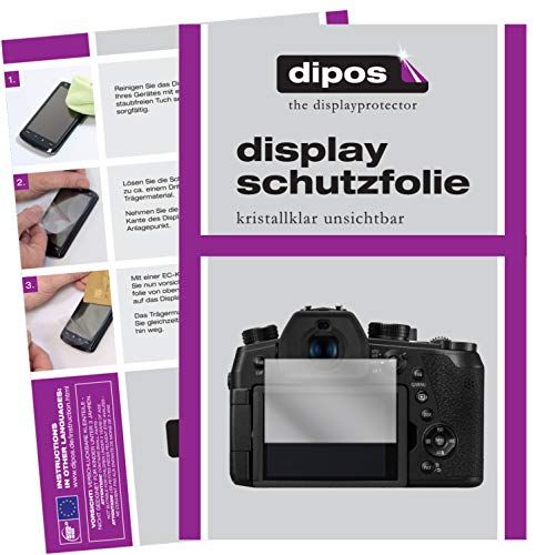dipos I 6X beschermfolie helder compatibel met Panasonic Lumix DC-FZ1000 II folie displaybeschermfolie