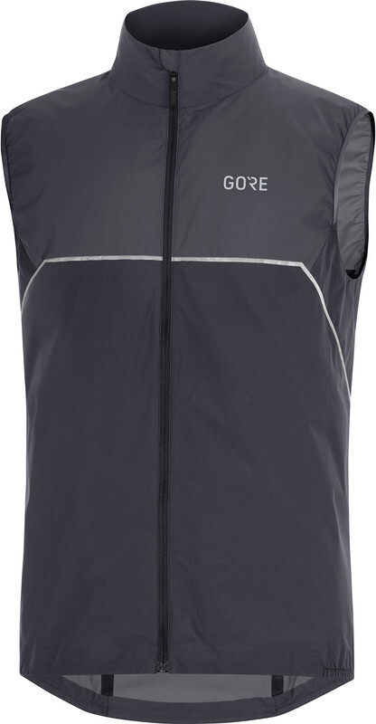 Gore Wear R7 Partial Gore-Tex Infinium Hardloopvest Heren grijs/zwart S 2019 Sportjassen