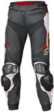 Held Grind II Zwart Wit Rood Leren Motorbroek - Maat 54