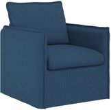 vidaXL - Canapé - Bleu - 75 x 82 x 85 cm - Tissu