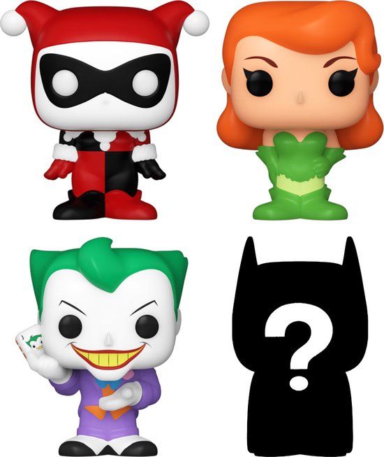 Funko Batman - Bitty POP! 4-Pack Harley Quinn Verzamelfiguur