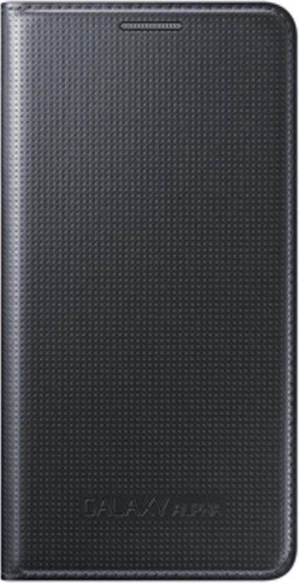 Samsung EF-FG850B - Mobiele telefoon behuizing - Zwart - Galaxy Alpha