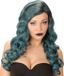 Widmann Perruque Rihanna Swinger Noir / Bleu / Vert