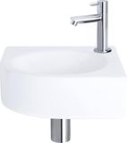 Differnz Cleo Fonteinset - Keramiek - Kraan recht chroom - 30 x 30 x 10 cm