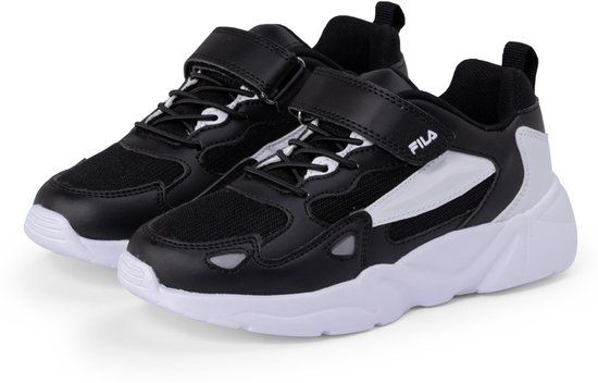 Fila Kinder Running Low Sneaker Ventosa Klettverschluss Kids FFK0121 Black-White-33