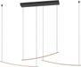 EGLO Villeggi Hanglamp - 122 cm - Goud/Wit - Instelbaar wit licht (warm, neutraal en daglicht) - Dimbaar