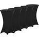 Deuba Statafelrok – 5 Stuks Ø 60-65cm Stretch - Zwart