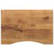 VidaXL Bureaublad met ronding 100x50x2,5 cm massief ruw mangohout