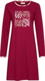 Pastunette - Nachthemd - Rosewood Comfort - Bio Katoen - Rood - Maat 44