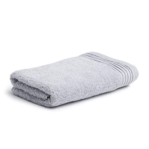 Möve Loft Uni handdoek 50 x 100 cm zilver