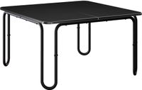 vidaXL Salontafel Zwart 79,5 x 79,5 x 45 cm Bewerkt hout
