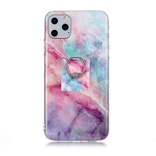 Custodia Custodia® gemarmerde TPU hoes met ring voor Apple iPhone 11 Pro Max, Apple iPhone 11 Pro Max, 2