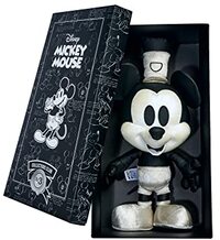 simba 6315870276 - Disney Stoomboot Mickey Mouse, pluche figuur - gelimiteerde speciale editie voor verzamelaars, exclusief bij Amazon, 35 cm grote figuur in cadeauverpakking, verzamelobject