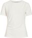 VILA Top met korte mouwen VIARIMA Ronde hals - Polyester - Maat XL - Snow White1