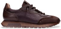 Hispanitas Bruine leren sneakers Oregon