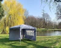 Merkloos Opklapbare paviljoen 3x4 meter met zijwanden en draagtas