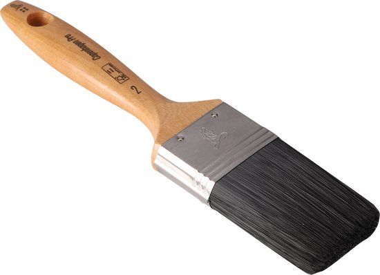 Copenhagen Pro Platte Kwast - Synthetisch Haar - Maat 2 - Zwart