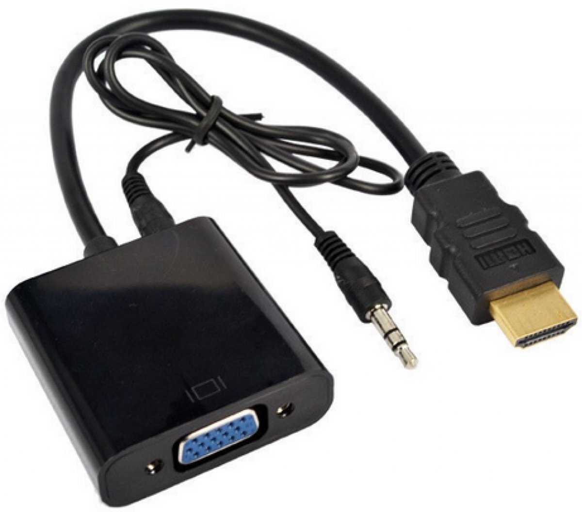 HaverCo HDMI naar VGA + AUX-audio kabel adapter