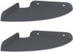 vidaXL Hoek Plank 2 st Antraciet 18 x 18 x 2 cm