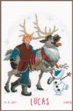 Vervaco Disney Frozen Geboorte Borduurpakket