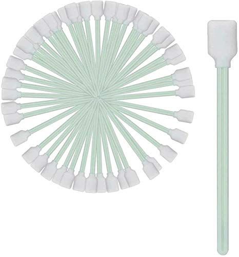 POFET 50 stks anti-statische stof verwijderd schuim reinigen Lab Swabs Sticks voor oplosmiddel formaat Printer Print Head/Disk/Lens/Roland, Canon, Epson, HP, Mutoh, Mimaki, Inject/Thermische Printer