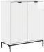 vidaXL Dressoir hoogglans wit 69,5 x 33 x 82 cm bewerkt hout