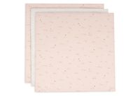 Jollein Drap de lange petite - 70x70cm - Pretty Picnic - 3 pièces